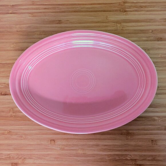 Pink Fiestaware Platter - Picture 1 of 3